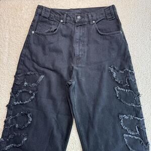 Cold Culture Shadow V2 Black Wash Denim Jeans Unisex SMALL NWT